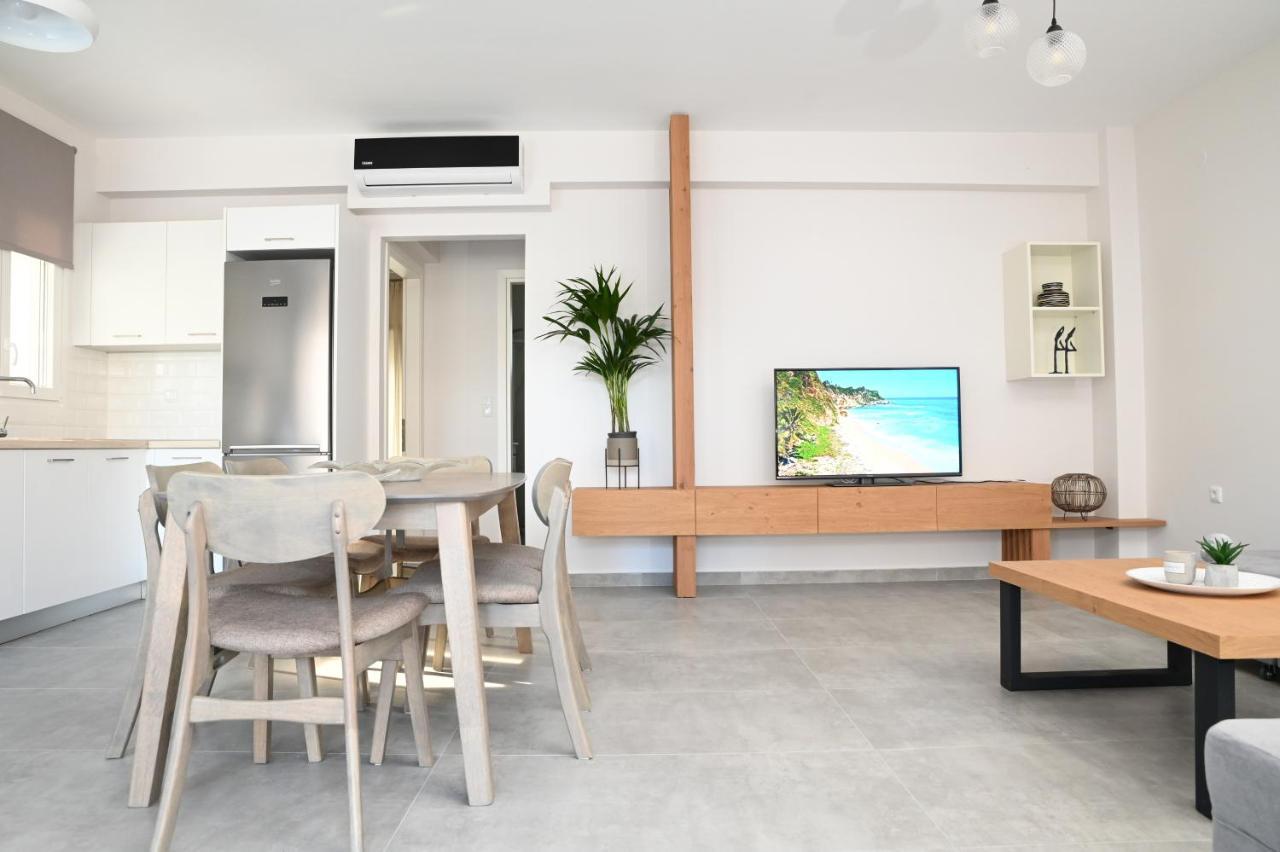 Faidra Apartments เนอาเปรามอส ภายนอก รูปภาพ